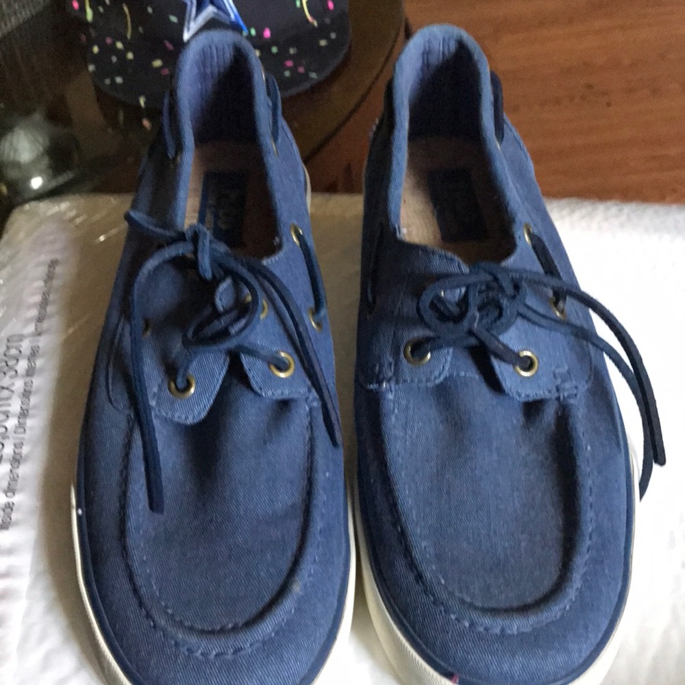 Like Brand New Polo Shoes worn Twice Blue Jean like Material